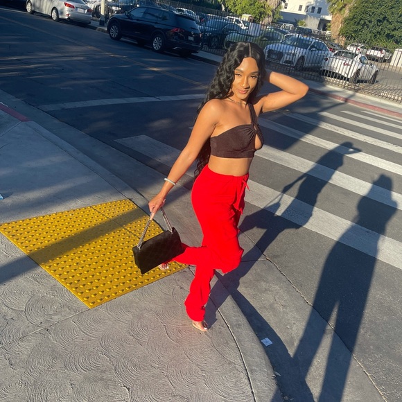 Multi Pocket Stacked Joggers🩸 - Picture 3 of 8